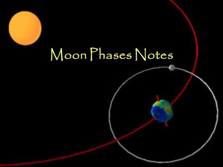 Moon Phases Notes.