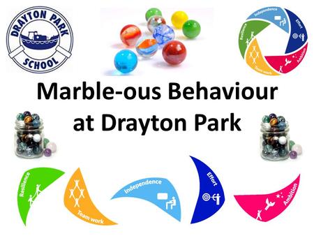Marble-ous Behaviour at Drayton Park. When I am learning in class: I sit on the carpet or at my table. I always follow instructions. I sit still and quietly.