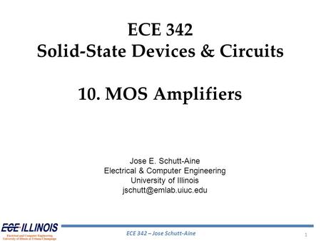 Solid-State Devices & Circuits
