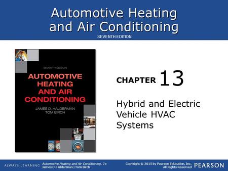13 Hybrid and Electric Vehicle HVAC Systems.