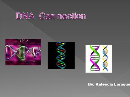 By: Kaleecia Laraque What you know what forms the genetic code? The thing that forms the genetic code is its genes to control the production of proteins.