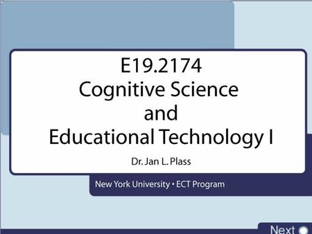 Cognitive Science Overview Introduction, Syllabus