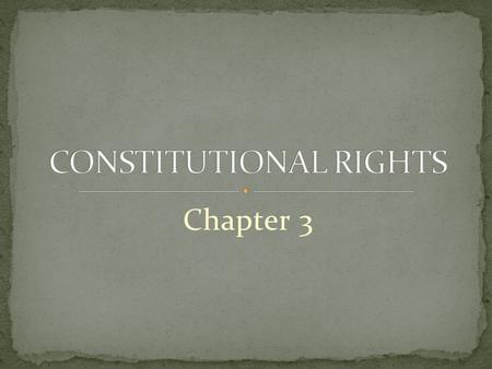 Chapter 3. I can discuss how the USC created a system of checks and balances I can explain how the power to govern is divided between the federal and.