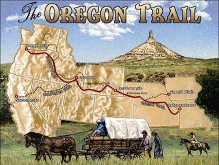 GOING WEST. GOING WEST Pioneers made the 2,000 mile trip from Independence Missouri to the Oregon Territory. Many died along the way from disease,