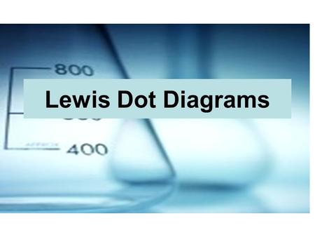 Lewis Dot Diagrams. Since atoms are only concerned with having a full outer/valence shell. It is sometimes more convenient to look at the valence shell.