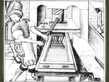 What was the most important consequence of the printing press?