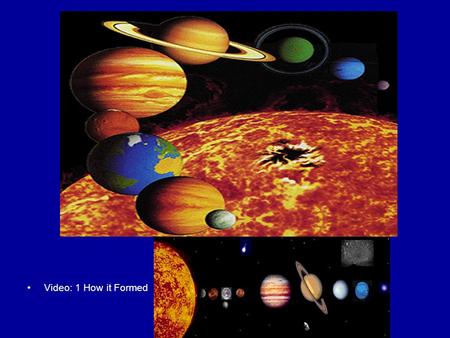 Solar System Video: 1 How it Formed.