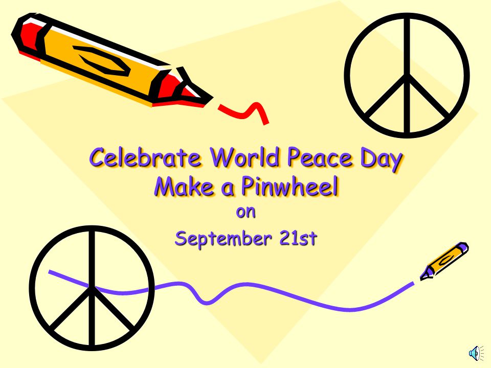 Beautiful peace day, International Day of Peace