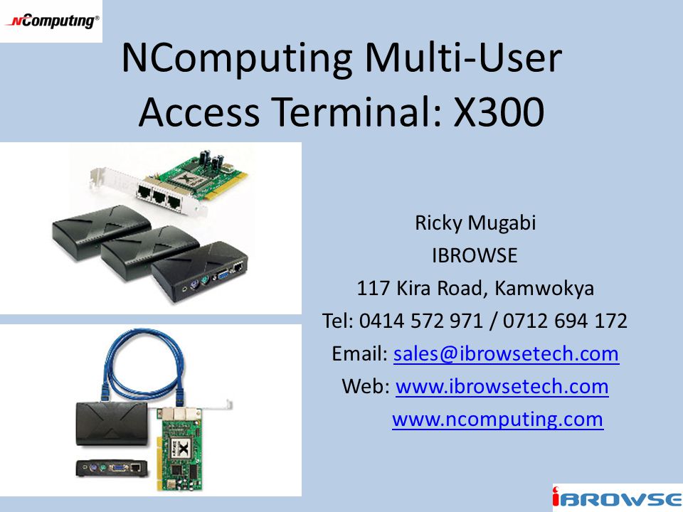 multi user network computing terminal software download