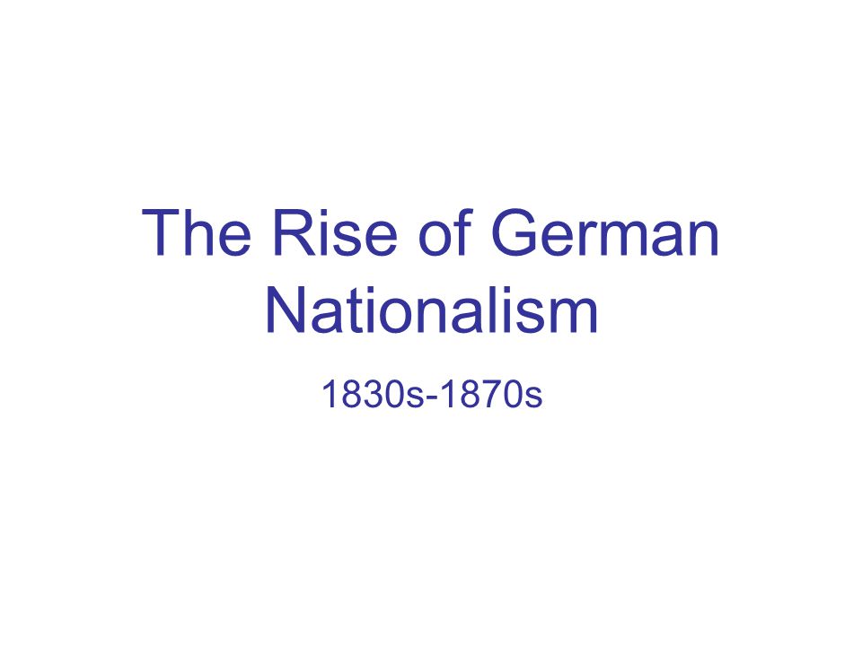 The Rise of Nationalism - ppt video online download