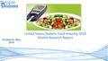 United States Diabetic Food Industry 2016 Market Research Report Published :May 2016.