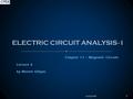 Chapter 11 – Magnetic Circuits Lecture 6 by Moeen Ghiyas 24/05/2016 1.