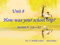 Unit 8 How was your school trip? Section A (1a—2c) No. 17 Middle School Shen Jinhui.