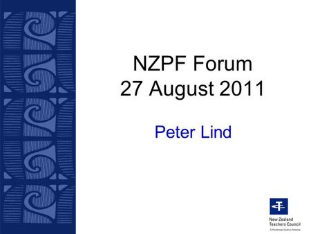 NZPF Forum 27 August 2011 Peter Lind. Key Questions Are we a profession? What are the hallmarks of a profession? What are the requirements for entry into.