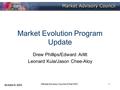 October 8, 2003 Market Advisory Council of the IMO1 Market Evolution Program Update Drew Phillips/Edward Arlitt Leonard Kula/Jason Chee-Aloy.