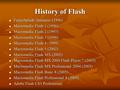 History of Flash FutureSplash Animator (1996) FutureSplash Animator (1996) Macromedia Flash 1 (1996) Macromedia Flash 1 (1996) Macromedia Flash 2 (1997)