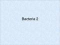 Bacteria 2. Do Now What shape is a bacillus bacteria?