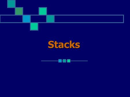 Stacks. An alternative storage structure for collections of entities is a stack. A stack is a simplified form of a linked list in which all insertions.