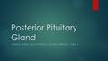 Posterior Pituitary Gland MARISSA MIARA, DEVON PARODI, TAMARA NEBRIGIC - TABLE 4.