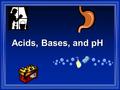 Acids, Bases, and pH Essential Question Explain the differences between acids and bases and give examples of each.