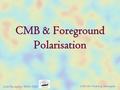 CMB & Foreground Polarisation CMB 2003 Workshop, Minneapolis Carlo Baccigalupi, SISSA/ISAS.