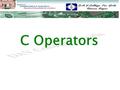 C Operators. CONTENTS CONDITIONAL OPERATOR SIMPLE ASSIGNMENT OPERATOR COMPOUND ASSIGNMENT OPERATOR BITWISE OPERATOR OPERATOR PRECEDENCE.