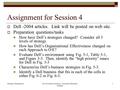 Strategic ManagementEnvironmental Scanning, Corporate & Business Strategy 1 Assignment for Session 4  Dell -2004 articles. Link will be posted on web.