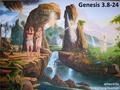 Genesis 3.8-24 artwork by Yezid Chiang Huaman. one God, always existing, powerful enough to create the universe to be pure and useful simply by speaking.