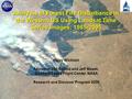 Analysis of Forest Fire Disturbance in the Western US Using Landsat Time Series Images: 1985-2005 Haley Wicklein Advisors: Jim Collatz and Jeff Masek,