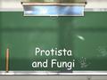 Protista and Fungi. Kingdom Protista / To be a protista you must: / Be a eukaryotic organisms / Most are unicellular but a few are multicellular / If’s.