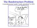 The Bandstructure Problem A one-dimensional model (“easily generalized” to 3D!)