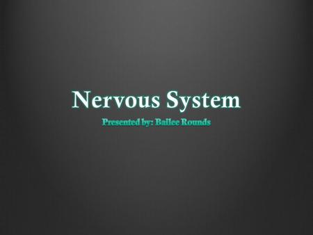 The nervous system is important because it is the system that coordinates every animals voluntary movements, such as walking and eating, and in voluntary.