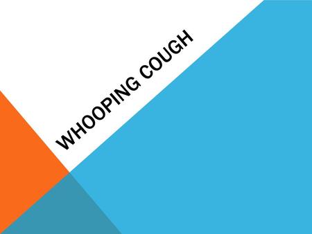 WHOOPING COUGH. WHOOPING COUGH FACTS Whooping cough is highly preventable. There are aprroximately 20000-200000 cases of pertussis every year(Mayoclinic).