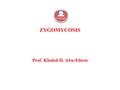 ZYGOMYCOSIS Prof. Khaled H. Abu-Elteen. ZYGOMYCOSIS Also known as mucormycosis and phycomycosis. Zygomycosis is an acute inflammation of soft tissue,