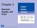 Copyright © 2008 Pearson Addison-Wesley. All rights reserved. Chapter 3 Demand, Supply, and Price.
