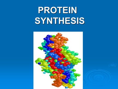 PROTEIN SYNTHESIS. Protein Synthesis: overview  DNA is the code that controls everything in your body In order for DNA to work the code that it contains.