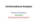 Conformational Analysis Newman Projections Ring Strain Cyclohexane Conformations.