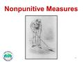 Nonpunitive Measures 1. Purpose & Function –Correct Minor Infractions and Deficiencies Without Permanent Record –Teaching and Training Device –“Second.