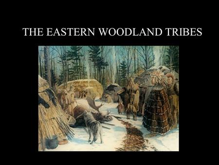 THE EASTERN WOODLAND TRIBES. The region of the Eastern Woodland tribes stretched East of the Mississippi River.