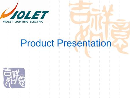 Product Presentation. Product Range  Linear Flourescent Tube Lighting Fixtures  Flood Lighting Fixtures  Round Fixtures Series.