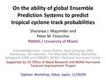 On the ability of global Ensemble Prediction Systems to predict tropical cyclone track probabilities Sharanya J. Majumdar and Peter M. Finocchio RSMAS.