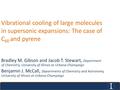 Vibrational cooling of large molecules in supersonic expansions: The case of C 60 and pyrene Bradley M. Gibson and Jacob T. Stewart, Department of Chemistry,