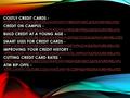 COSTLY CREDIT CARDS -  CREDIT ON CAMPUS -