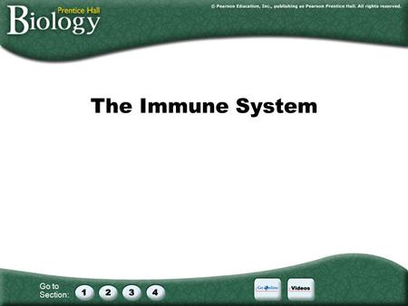 Go to Section: The Immune System. Go to Section: The Immune System The body’s primary defense mechanism May destroy invaders by engulfing them by special.