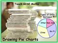Drawing Pie Charts Teach GCSE Maths Rom Com SciFi Crime Other Types of DVDs Borrowed Rom Com Sci.Fi. Crime Other Types of DVDs Borrowed.