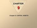 Chapter 9: CAPITAL ASSETS CHAPTER 9. GOODWILL Goodwill is the value of all the favourable attributes that relate to a company. Goodwill includes exceptional.