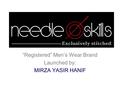 “Registered” Men’s Wear Brand Launched by: MIRZA YASIR HANIF.