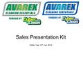 Sales Presentation Kit Eddie Yap 12 th Jan 2012. Home & Office The ultimate cleaning solution for a healthy living and working environment. The office.