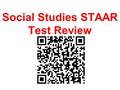 Social Studies STAAR Test Review. Manifest Destiny.