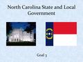 North Carolina State and Local Government Goal 3.